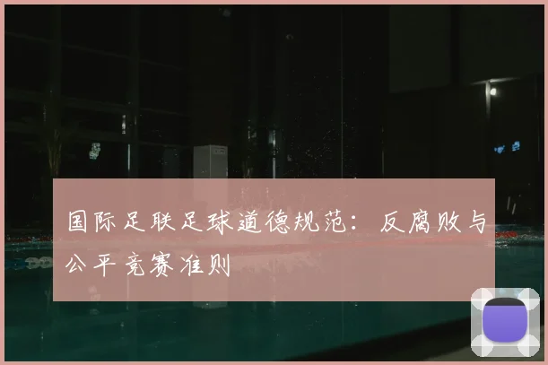 国际足联足球道德规范：反腐败与公平竞赛准则
